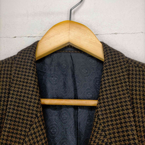 BUSO BY MASAKAZU SHOJI 千鳥格子 ウールテーラードダブルジャケット メンズ