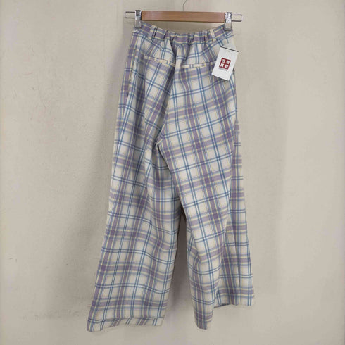 ファーファー furfur 22SS チェックワイドパンツ レディース ONE SIZE