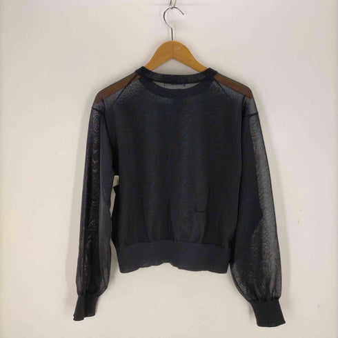ビューティーアンドユースユナイテッドアローズ BEAUTY & YOUTH UNITED ARROWS シアー クルーネック カーディガン レディース FREE
