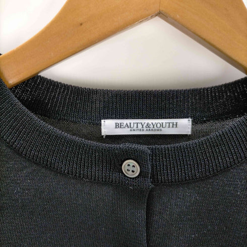 ビューティーアンドユースユナイテッドアローズ BEAUTY & YOUTH UNITED ARROWS シアー クルーネック カーディガン レディース FREE
