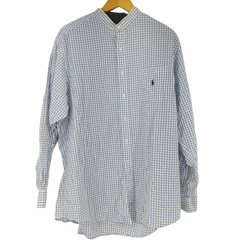 ポロバイラルフローレン Polo by RALPH LAUREN REGENT CLASSIC FIT バンドカラーシャツ メンズ JPN:XL
