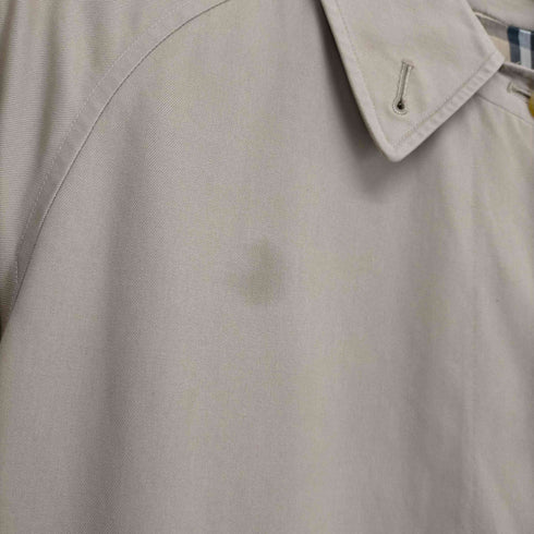 バーバリーズ BURBERRYS MADE IN ENGLAND 裏地ノヴァチェックステンカラーコート 一枚袖 SINGLE RAGLAN レディース