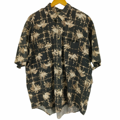 ナチュラルイシュー NATURAL ISSUE 総柄コットン S/S シャツ メンズ import:XXL