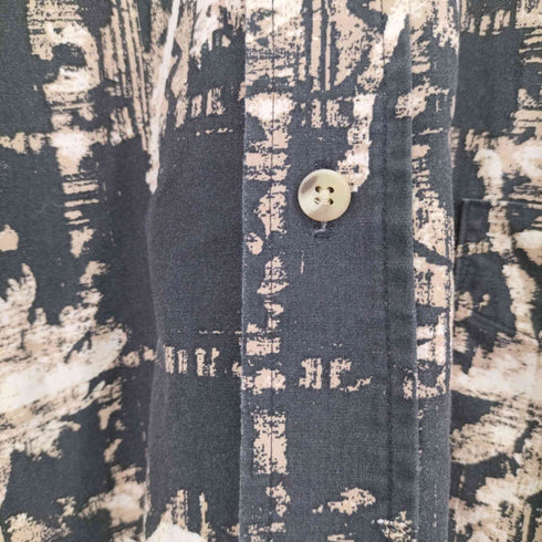 ナチュラルイシュー NATURAL ISSUE 総柄コットン S/S シャツ メンズ import:XXL