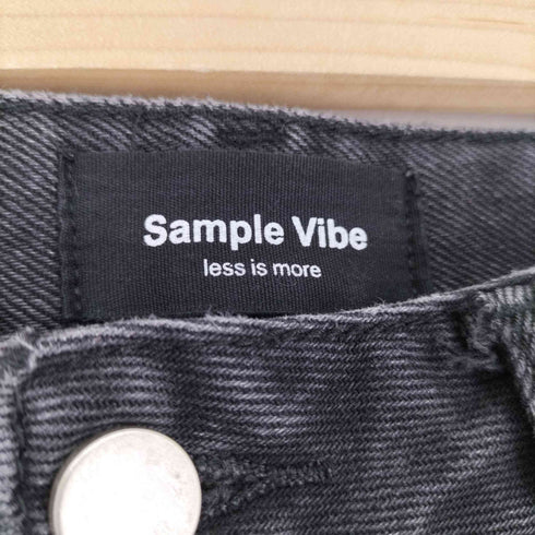 SAMPLE VIBE サイドジップデザインデニムパンツ メンズ