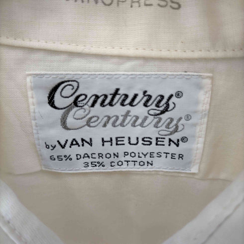 ヴァンヒューゼン VAN HEUSEN 70S century コットンポリ S/S シャツ メンズ 15 1/2