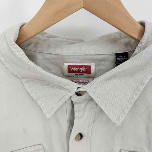 ラングラー Wrangler Flex For Comfort フラップポケット L/S シャツ 3XL メンズ 3XL