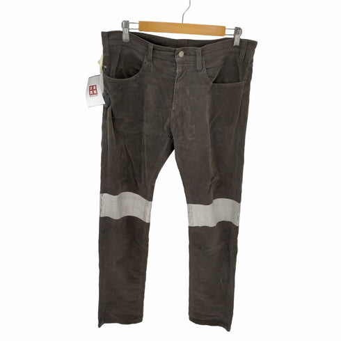 アンダーカバー UNDERCOVER 24AW ストレッチコーデュロイラインペイントスリム パンツ メンズ JPN:4
