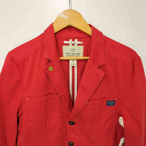 スコッチアンドソーダ SCOTCH&SODA コットン ワークテーラードジャケット メンズ S