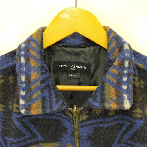 テッド ラピドス TED LAPIDUS PARIS ネイティブ 総柄 ウールベスト メンズ JPN:M