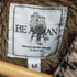 BE A MAN ショールカラー ウールチェックベスト メンズ JPN:M