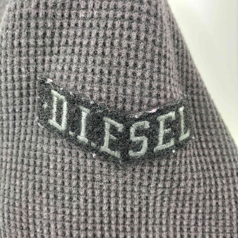 ディーゼル DIESEL サーマル ワッフル ジップアップパーカー メンズ import:M