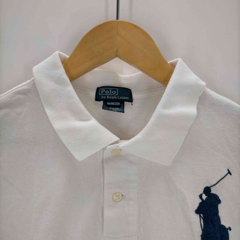ポロバイラルフローレン Polo by RALPH LAUREN ビッグポニー刺繍ロゴ ポロシャツ メンズ import:XL