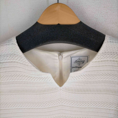 ビーミングバイビームス B:MING by BEAMS クロシェブラウス レディース