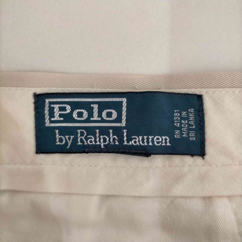 ポロバイラルフローレン Polo by RALPH LAUREN ポニー刺繍 2タックチノパンツ メンズ 32/30