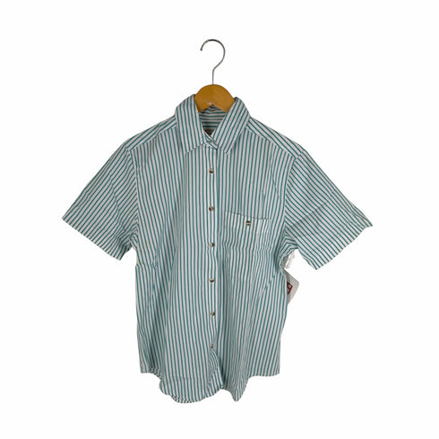 エルエルビーン L.L.Bean 70S-80S ストライプ柄 半袖シャツ レディース