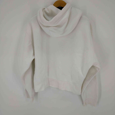 ザラ ZARA 裏起毛クロップドリブパーカー レディース M