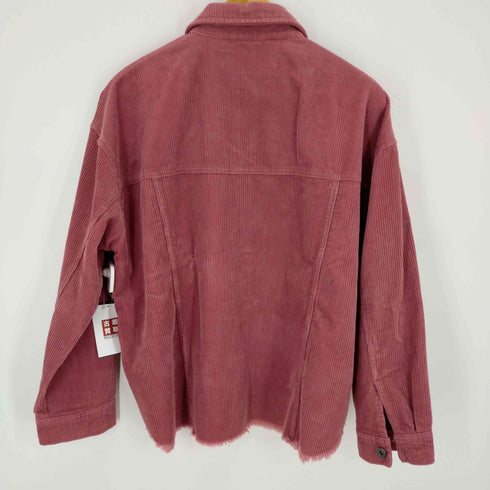 ザラ ZARA カットオフコーデュロイシャツジャケット レディース M