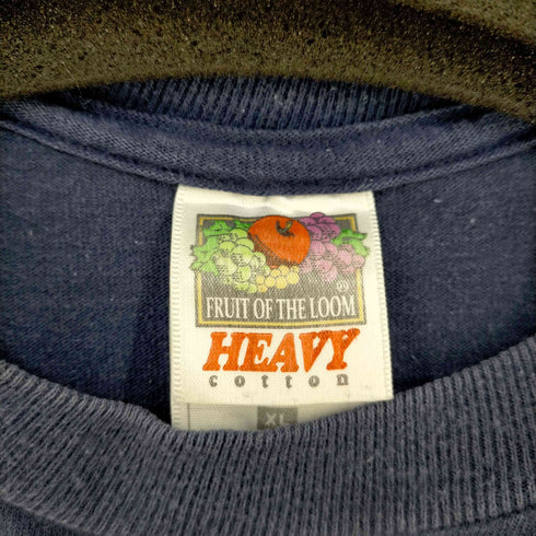 フルーツオブザルーム FRUIT OF THE LOOM NAVY クルーネックTシャツ メンズ import:XL
