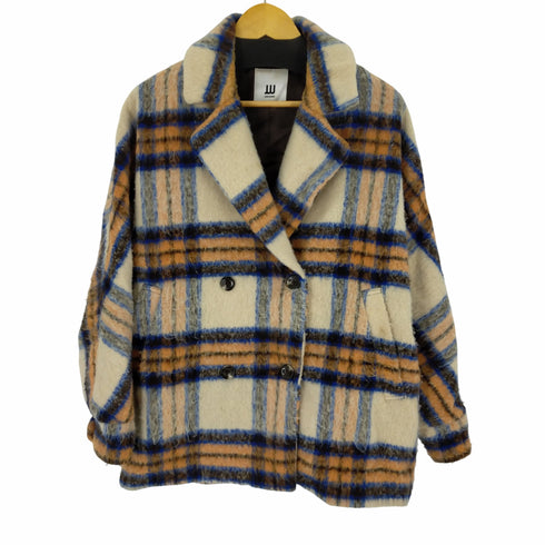 ジョイントワークス JOINT WORKS シャギーチェックウールジャケット レディース ONE SIZE