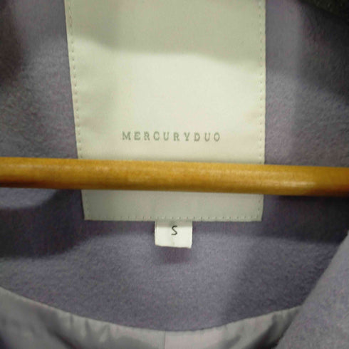 マーキュリーデュオ MERCURYDUO 22AW スタンドカラーロングコート レディース JPN:S