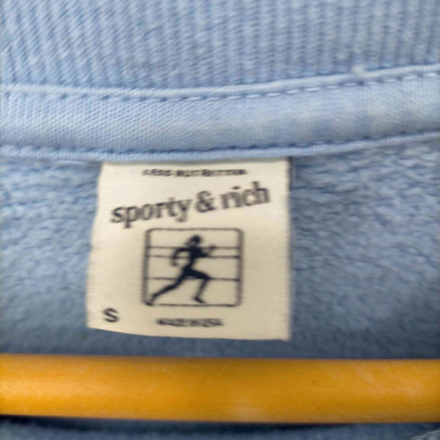 スポーティーアンドリッチ SPORTY& RICH DRINK MORE WATER CREWNECK レディース JPN:S