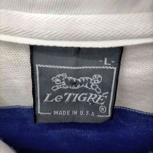 Le TIGRE MADE IN USA ボーダーラガーシャツ メンズ import:L