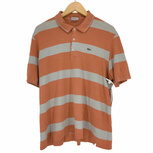 ラコステ LACOSTE MADE IN ROMANIA ボーダーポロシャツ メンズ 6