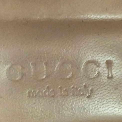グッチ GUCCI ダブルG レザー ショートブーツ ローヒール スクエアトゥ レディース 36.5