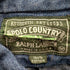 ポロカントリーラルフローレン POLO COUNTRY RALPH LAUREN USA製 ポニー刺繍 デニムシャツ メンズ import:M