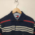 トミーヒルフィガー TOMMY HILFIGER マルチボーダー 鹿の子半袖ポロシャツ メンズ M