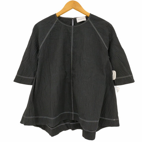 ユナイテッドアローズ UNITED ARROWS シアサッカー ステッチデザインブラウス レディース