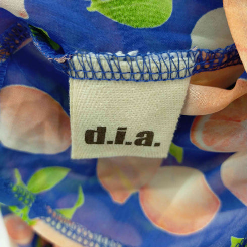 ダイア d.i.a シアー総柄シャツ レディース