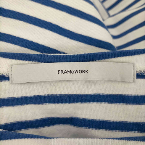 フレームワーク FRAMeWORK 長袖ボーダーTシャツ レディース