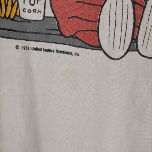 キャラクタープリント シングルステッチ S/S TEE メンズ