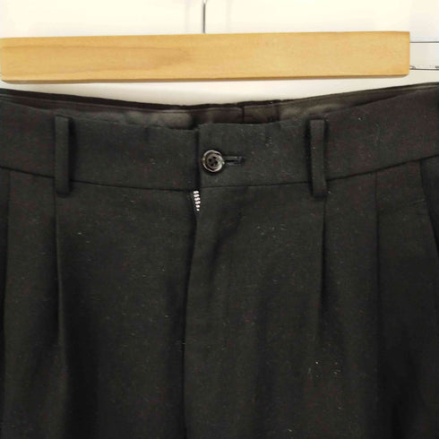 コムデギャルソンオム COMME des GARCONS HOMME 70-80s デカオム 2タックウールスラックス アーカイブ archive メンズ S