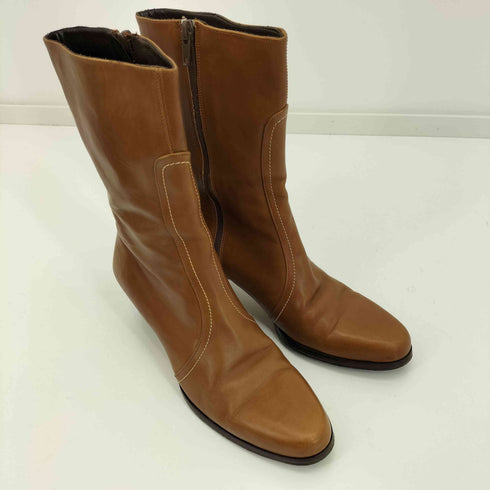 コールハーン COLE HAAN サイドジップ ヒールブーツ レディース 5 1/2