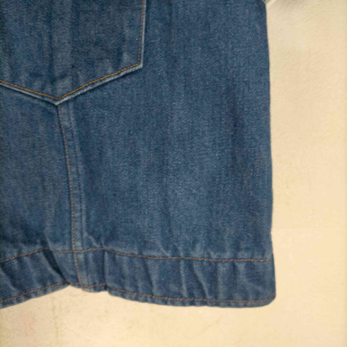 ウエストオーバーオールズ WESTOVERALLS ショート丈デニムジャケット メンズ JPN:S
