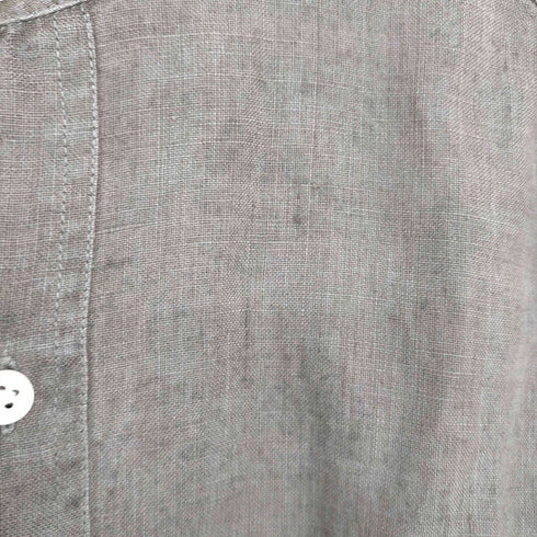 ギャップ Gap リネン バンドカラーシャツ メンズ import:M