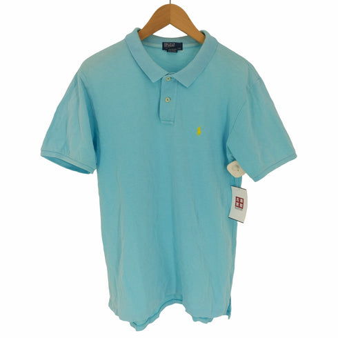 ポロバイラルフローレン Polo by RALPH LAUREN ポニー刺繍 S/S ポロシャツ メンズ import:L