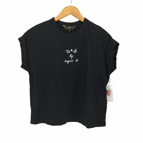 トゥービーバイアニエスベー To b. by agnes b. ロゴ プリント Tシャツ レディース JPN:38