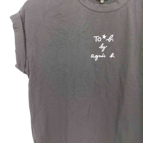 トゥービーバイアニエスベー To b. by agnes b. ロゴ プリント Tシャツ レディース JPN:38