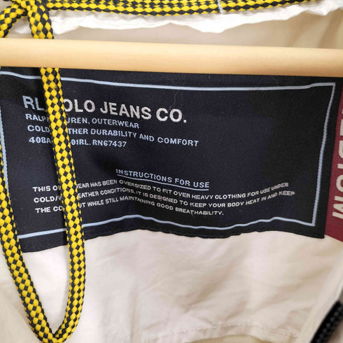 ポロジーンズ RL POLO JEANS CO. ロゴ刺繍 裏地メッシュ ジップアップ ジャケット メンズ import:M