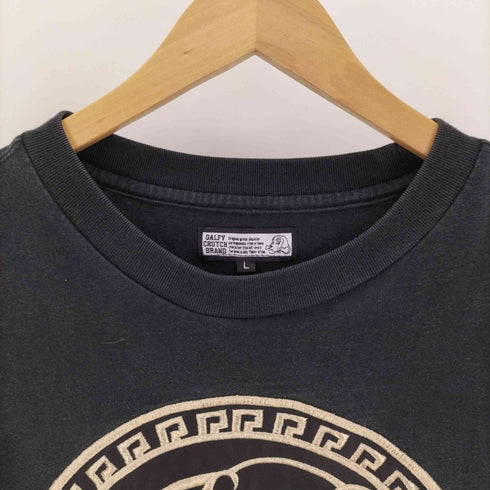 ガルフィー GALFY CRUTCH BRAND ビッグロゴ刺繍 L/S Tシャツ メンズ JPN:L