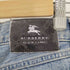 バーバリーブラックレーベル BURBERRY BLACK LABEL ボタンフライ ストレート デニム パンツ メンズ 82