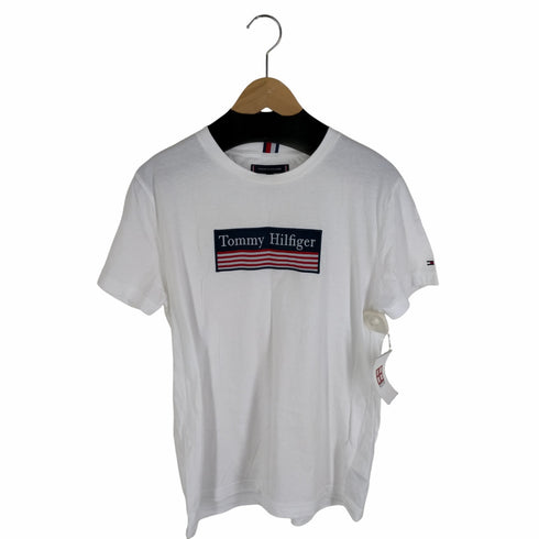 トミーヒルフィガー TOMMY HILFIGER ロゴプリントクルーネックtシャツ メンズ JPN:M