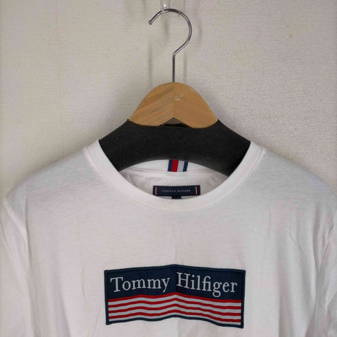 トミーヒルフィガー TOMMY HILFIGER ロゴプリントクルーネックtシャツ メンズ JPN:M