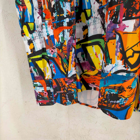 MAKROM アートモチーフ ペイント柄シャツ メンズ JPN:S