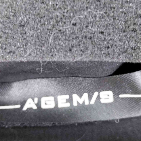 エージェム Agem/9 ポリエステル フーデットコート メンズ FREE