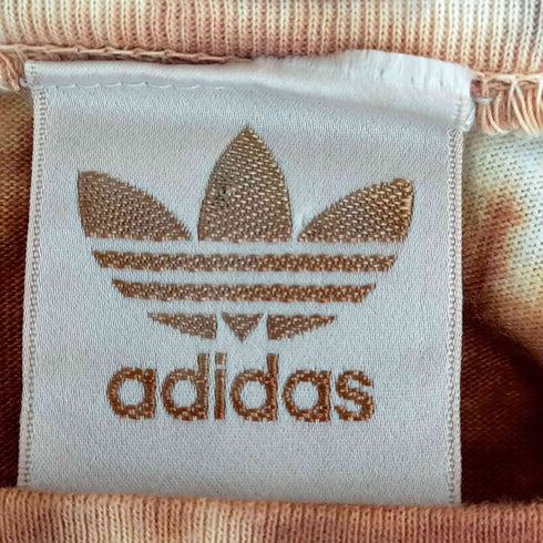 アディダスオリジナルス adidas Originals 90-2000s タイダイ染め ボーダー クルーネックTシャツ メンズ